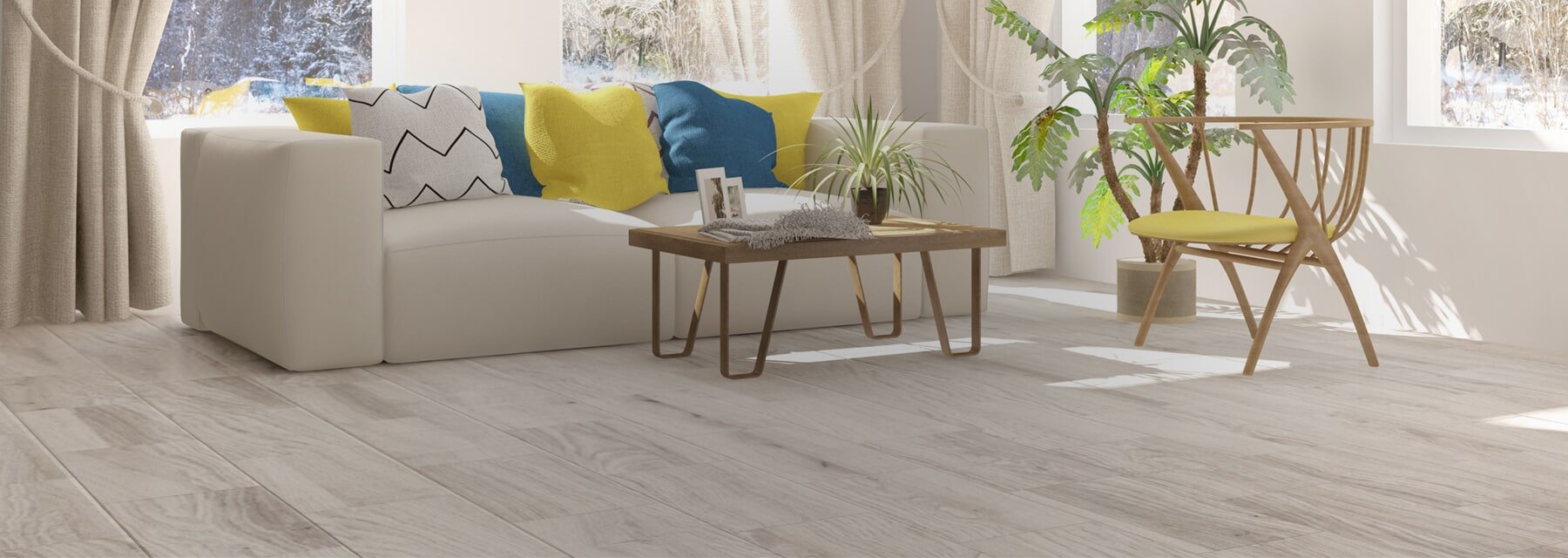 Is it possible to match my décor with waterproof flooring?
